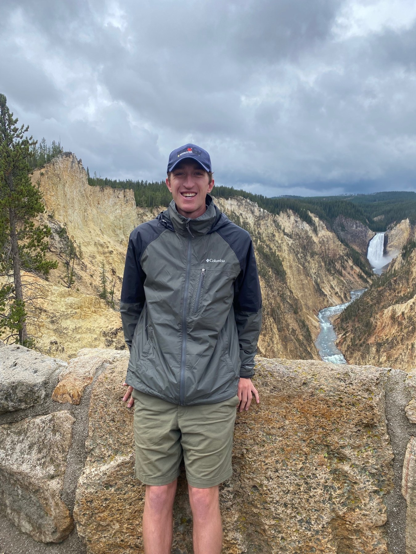 Jack Borowiak in Yellowstone National Park